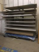 Steel 10 Tier Cantilever Storage Rack, 2.3m wide x