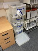 Four Plastic Containers  Lot located at Unit C1 Trident Business Park, Daten Avenue, Risley,