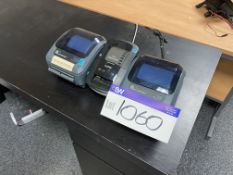 Three Label Printers, including two Zebra GK420d and Brother QL-720NW  Lot located at Unit C1