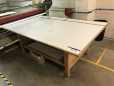 Timber Framed Laying Out Table, 2440mm x 1530mm