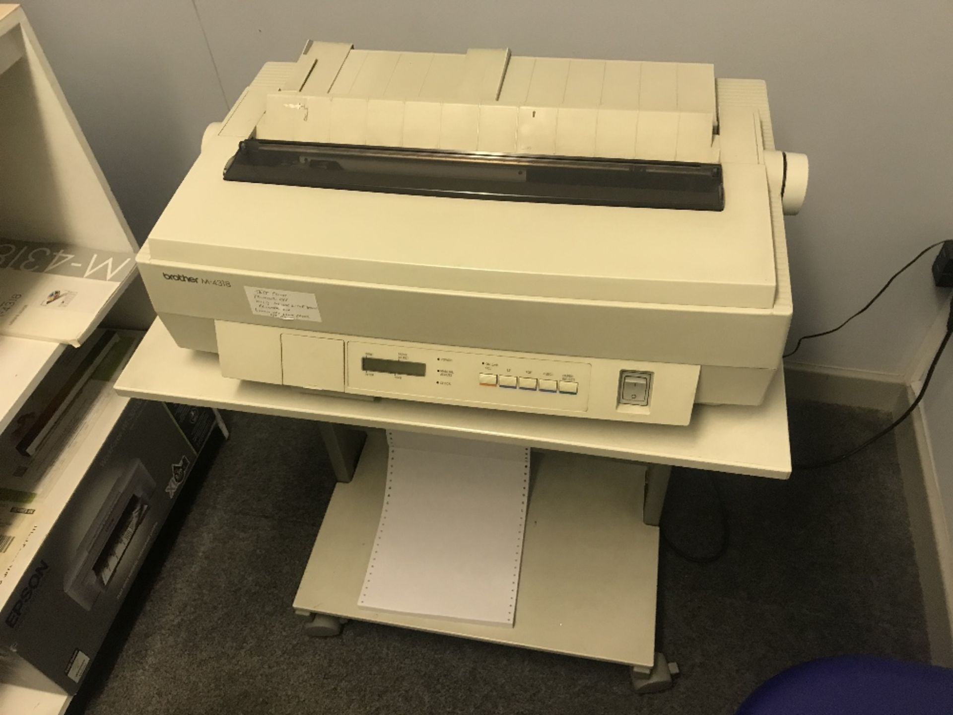 Epson WF-3010 Printer, with HP LaserJet 2200 print - Image 2 of 2