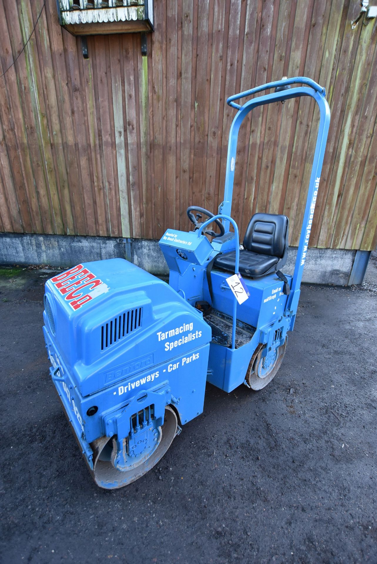 Benford Twin Drum Roller, understood to be model TV800, c/w vibration (note no data plate)