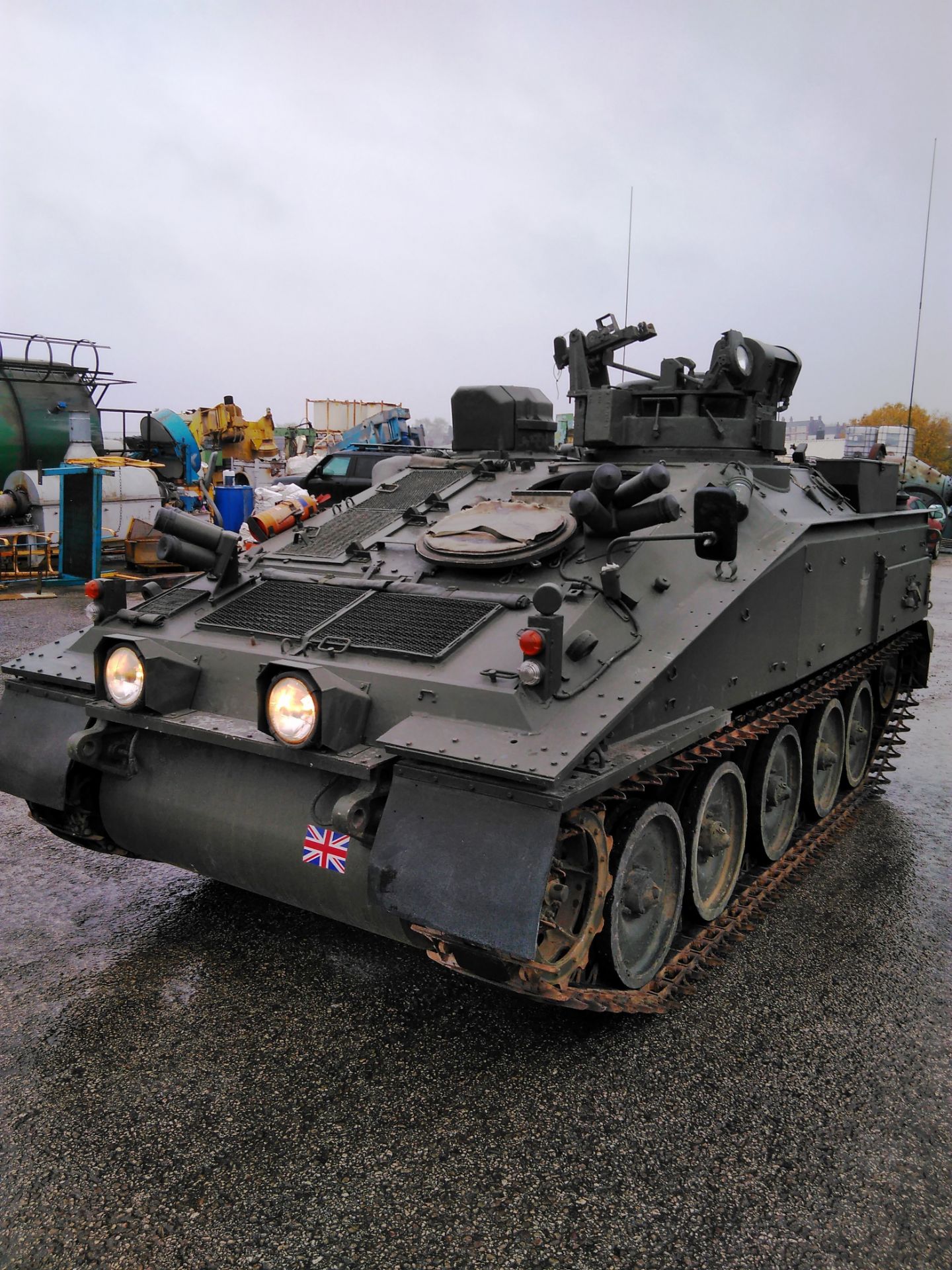 Alvis FV102 CRVT Striker Armoured Vehicle, vendors comments:- In running order with a new set of