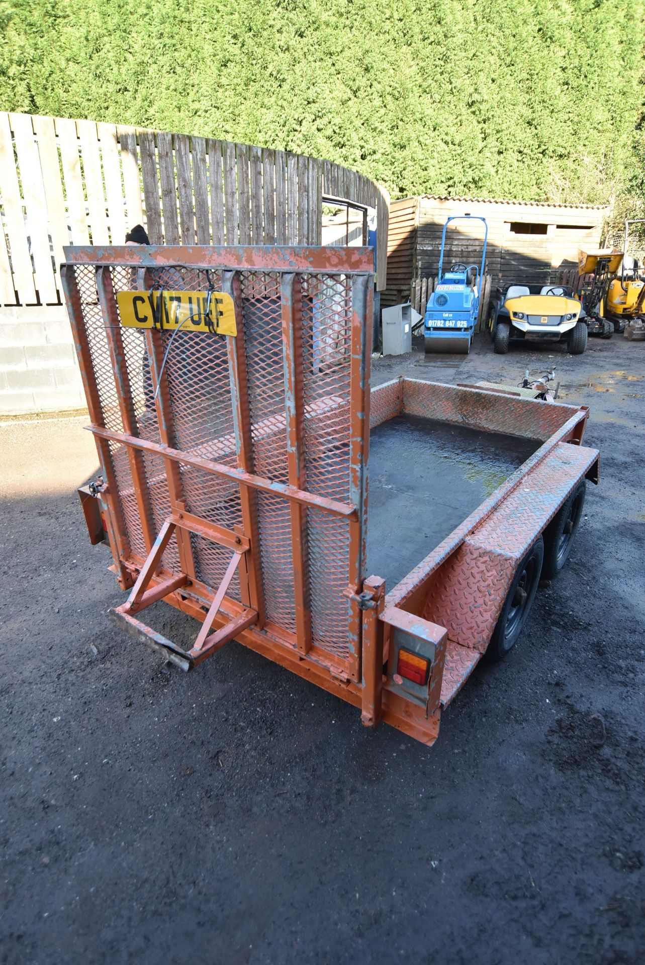 Indespension Twin Axle Plant Trailer, serial no. SDHG268402, 2600kg gross weight - Image 5 of 7