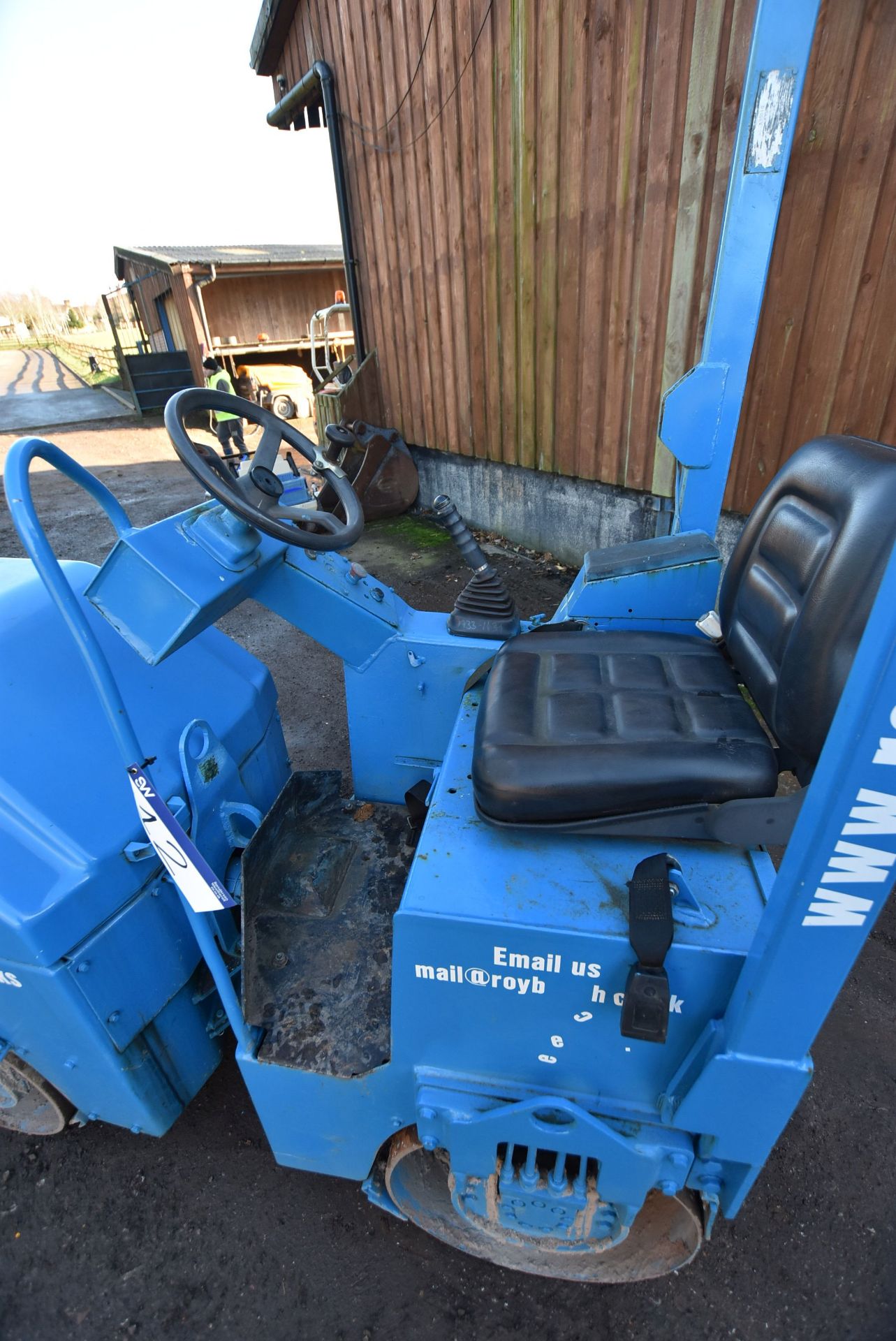 Benford Twin Drum Roller, understood to be model TV800, c/w vibration (note no data plate) - Image 5 of 9