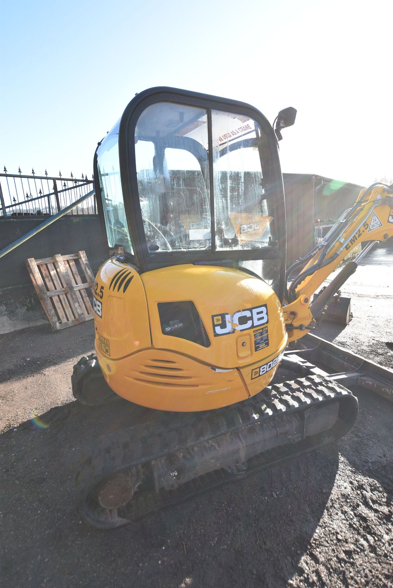 JCB 8025 ZTS 2833kg TRACKED MINI EXCAVATOR, serial no. JCB08025L02226607, year of manufacture - Image 4 of 12