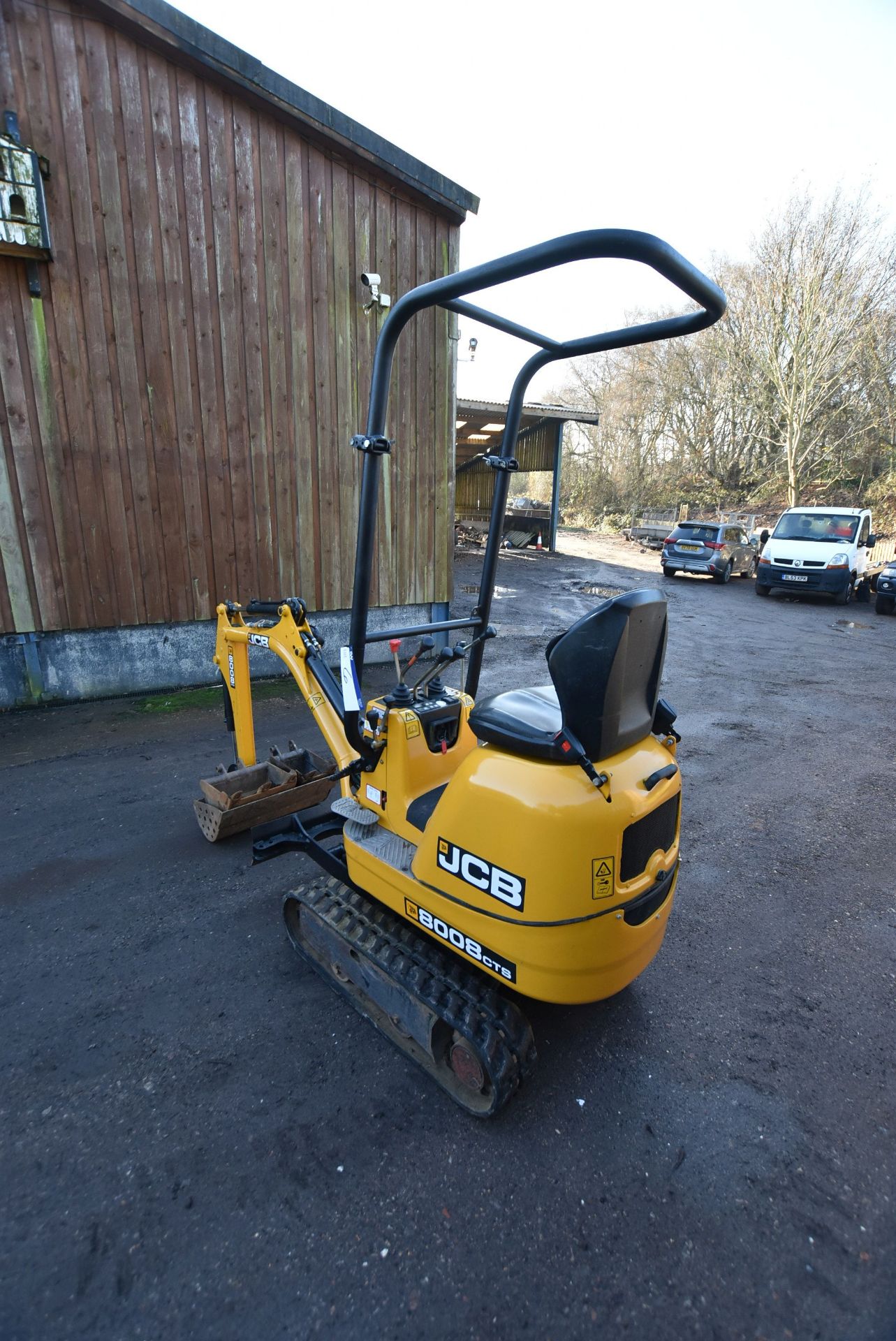 JCB 8008 CTS 950kg TRACKED COMPACT EXCAVATOR, serial no. 02410665, year of manufacture 2014, - Image 2 of 9
