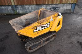 JCB HTD-5 Dumpster Tracked Walk Behind High Tip Dumper, note no date plate or serial number