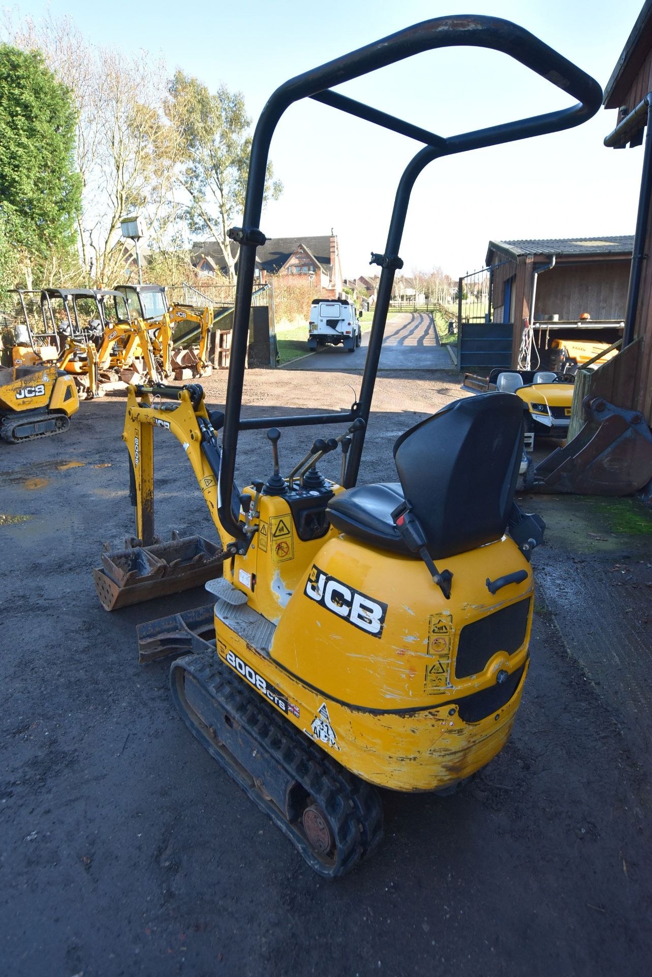 JCB 8008 CTS 950kg TRACKED COMPACT EXCAVATOR, serial no. 02410775, year of manufacture 2015, - Image 3 of 11