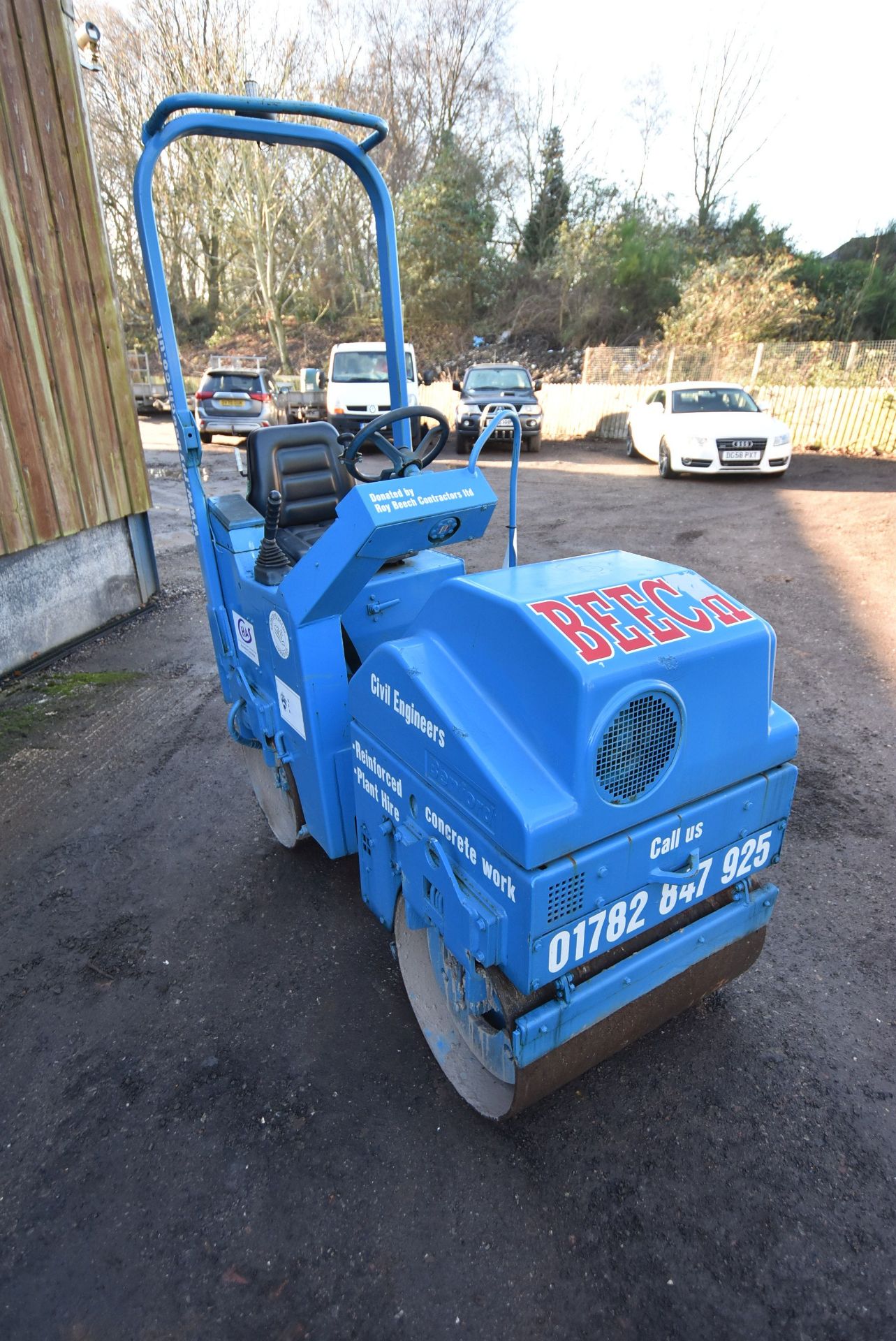 Benford Twin Drum Roller, understood to be model TV800, c/w vibration (note no data plate) - Image 2 of 9