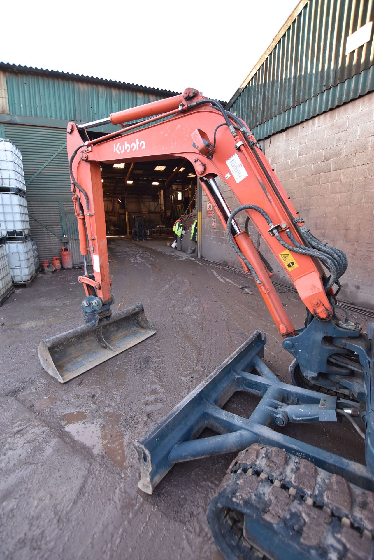 Kubota U50-3a 5 tonne TRACKED EXCAVATOR, serial no. WKFRGV05007076368, year of manufacture 2007, - Image 10 of 13