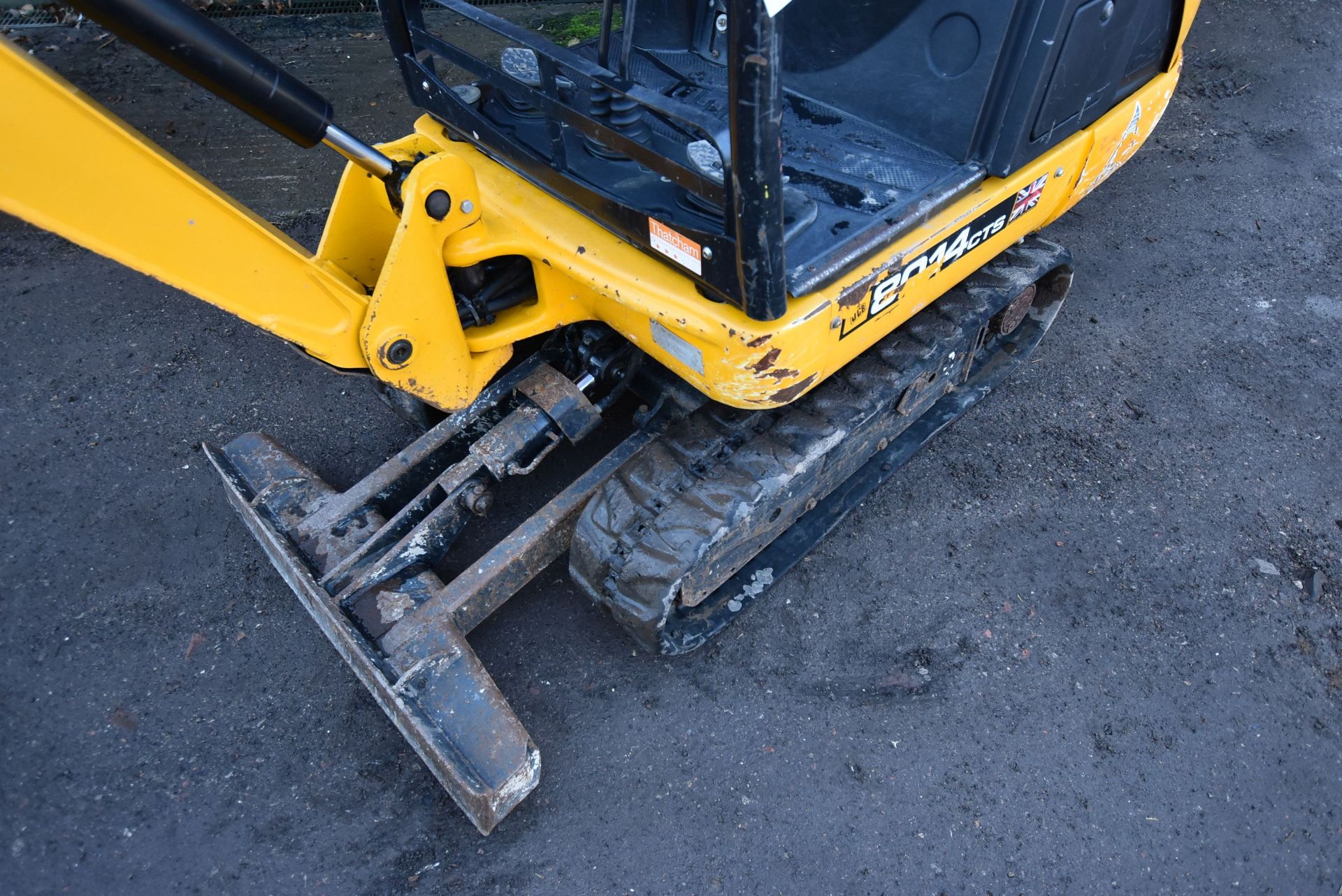 JCB 8014 CTS 1481kg TRACKED COMPACT EXCAVATOR, serial no. JCB06014L02373979, year of manufacture - Image 8 of 10