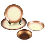 MCM American Enamel Copper Tableware by Jade Snow Wong