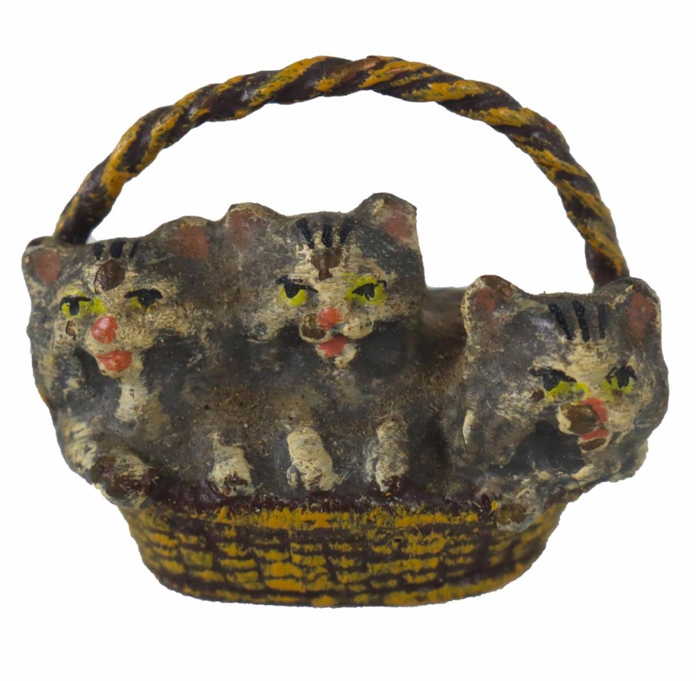 Collection of (6) Diminutive Viennese Bronze Cats - Image 6 of 13