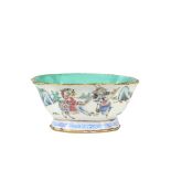 Antique Chinese Finely Enameled Porcelain Bowl