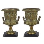 Pair of Neo Classical Bronze Urns