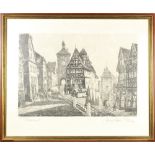 Otto F. Probst (1865-1923) Germany, Etching