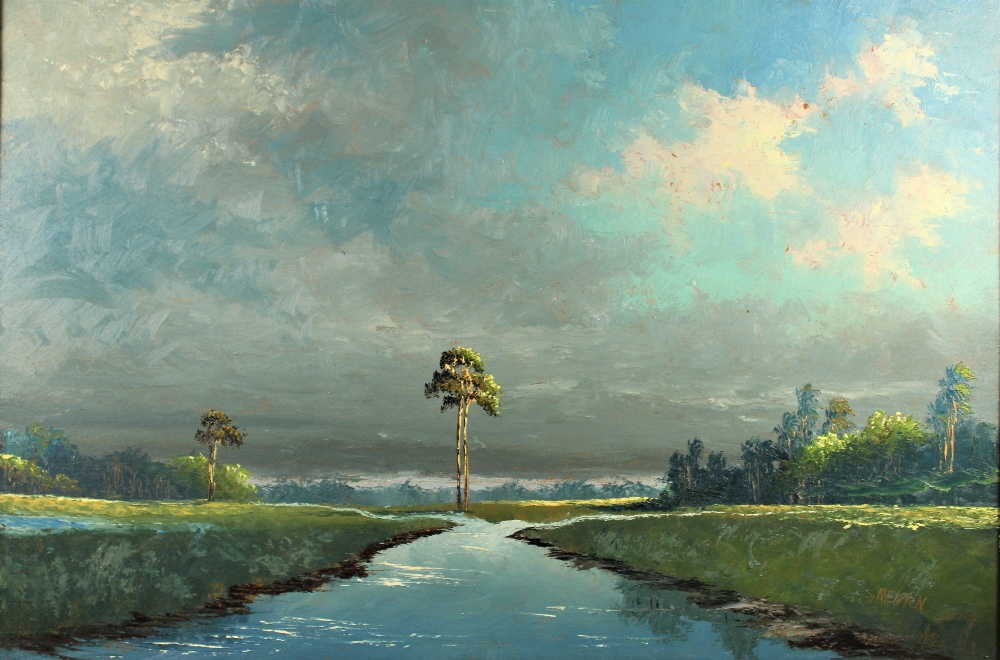 Sam Newton (B. 1948) Florida Highwaymen, O/B - Image 3 of 7