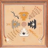 Patsy Miller (20/21st C.) Navajo Sand Painting