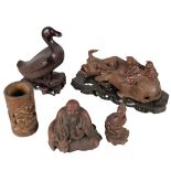 Collection of Hand Carved Wooden Figures/Pcs