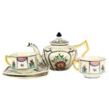 Quimper Five Piece Tea Set