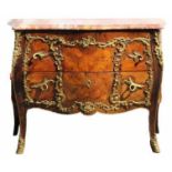 Impressive 19th C Louis XV Style Marble Top Bombay