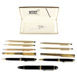 (10) Collection of Montblanc, Dupont & Cross Pens