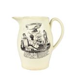 English Creamware Ship's Pitcher "Lord Nelson"