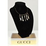Extremely Rare 18k Gold Gucci Necklace, ca 1972