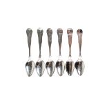 Collection of (6) American Coin Silver Spoons