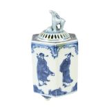 Chinese Porcelain Blue and White Incense Burner