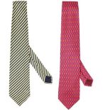 (2) Vintage Gucci Men's Ties