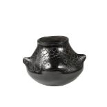 Mexican Blackware Fish Effigy Jar