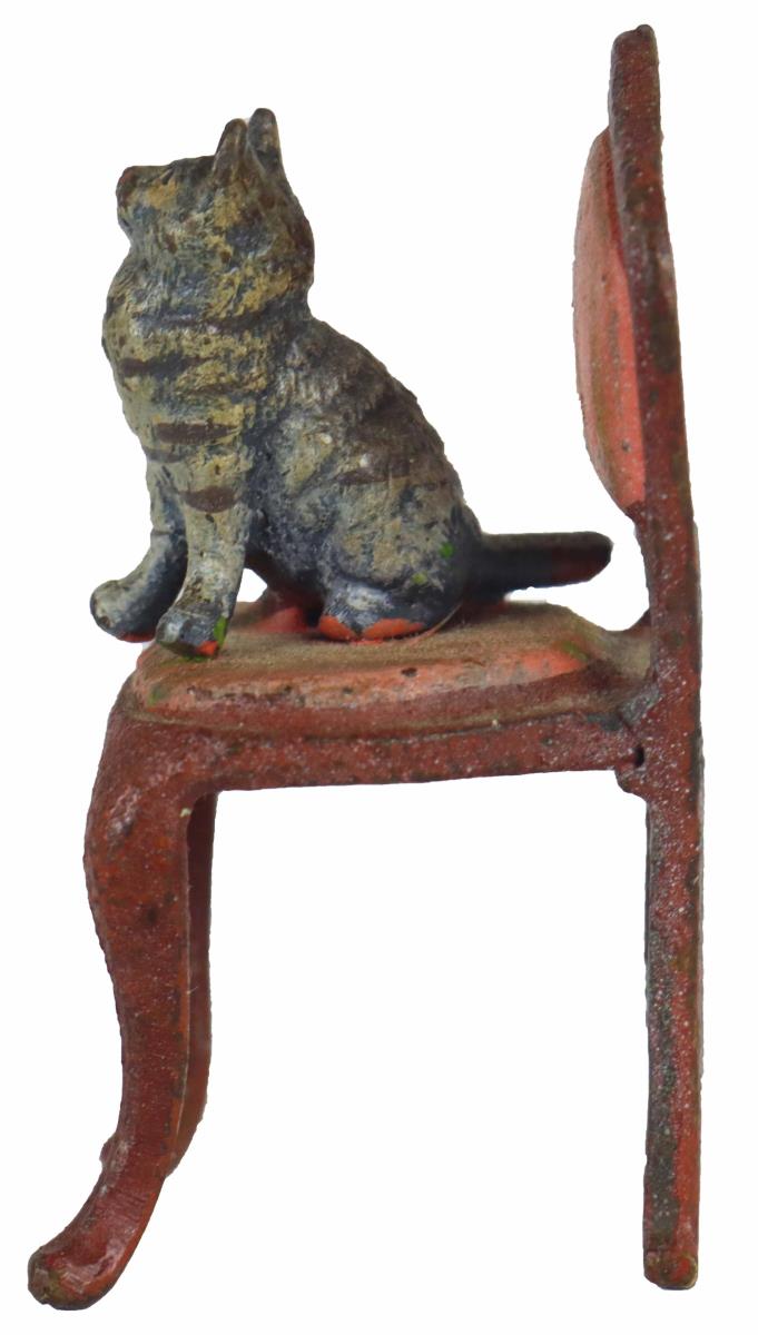 Collection of (6) Diminutive Viennese Bronze Cats - Image 2 of 13