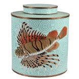 French Fabienne Jouvin Champleve Canister