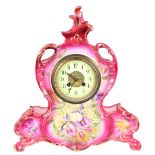 Antique Porcelain Royal Bonn Clock "La Vendee"