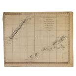 Captain James Cook Map of New Caledonia 1778