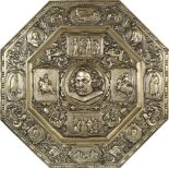 Spanish Silver Plated Relief Wall Plaque