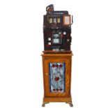 Early 20th C Nickel Slot Machine/Contemporary Base