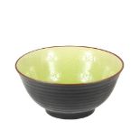 Chinese bowl with Dark Exterior Glaze