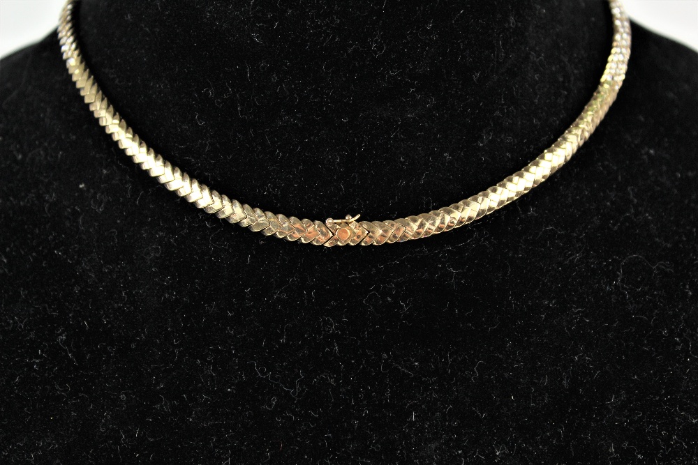Italian 18K Gold, Diamond Bracelet and Necklace - Image 6 of 13