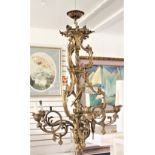 Late 19th Century French Rococo Chandelier