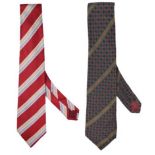 (2) Vintage Gucci Men's Ties