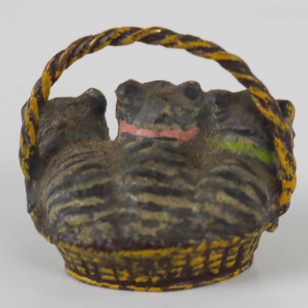 Collection of (6) Diminutive Viennese Bronze Cats - Image 7 of 13