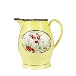 Rare English Staffordshire Ship's Pitcher