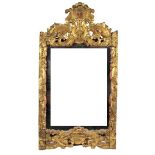 Chinese Carved Gilt Wood Mirror