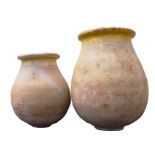 Pair of French Terracotta Olive Jars