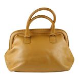 Vintage Fendi Cognac Selleria Leather Doctor Bag