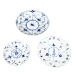 Set of (3) Royal Copenhagen B&W Small Dishes