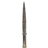 Chiefs Ceremonial Sword, Carved Wood